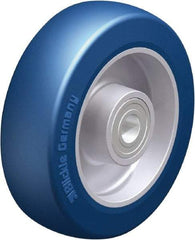 Blickle - 5 Inch Diameter x 1-37/64 Inch Wide, Polyurethane-Elastomer Blickle Besthane Caster Wheel - 770 Lb. Capacity, 19/32 Inch Axle Diameter, Ball Bearing - Exact Tool & Supply
