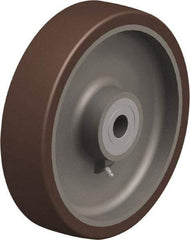 Blickle - 10 Inch Diameter x 2-23/64 Inch Wide, Polyurethane-Elastomer Blickle Besthane Caster Wheel - 3,300 Lb. Capacity, 1 Inch Axle Diameter, Ball Bearing - Exact Tool & Supply