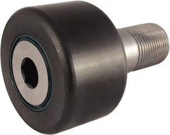 RBC Bearings - 3" Roller Diam x 1-3/4" Width, 1-1/4" Stud Diam x 2-1/2" Length, Sealed Stud Cam Follower with Hex - Carbon Steel, 1-1/4" Thread Length, 1-1/4 - 12 Thread, 4-9/32" OAL, 28,900 Lb Dynamic Cap, 39,100 Lb Static Cap - Exact Tool & Supply