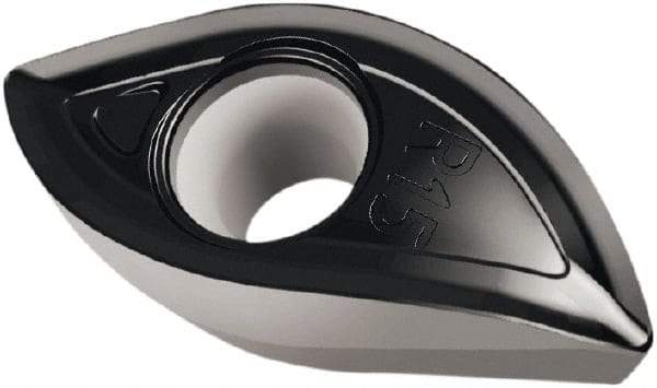 Walter - XDMT16T3095 F55 Grade WSP45S Carbide Milling Insert - TiAlN/Al2O3 Finish, 0.147" Thick, 3/8" Corner Radius - Exact Tool & Supply
