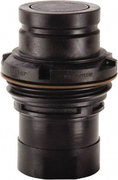 Parker - 1" Nominal Flow, 1 Thread, Nonspill Quick Disconnect Coupling - 60 Max psi, 40 to 140°F, Polypropylene Coupling, Fluorocarbon O-Ring - Exact Tool & Supply