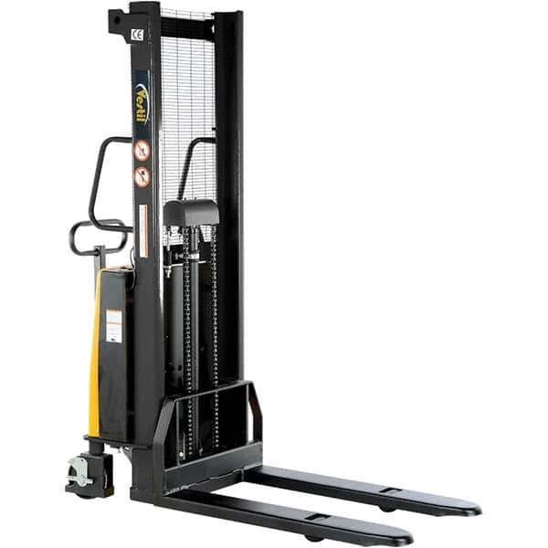 Vestil - Battery Operated Lifts Type: Stacker Powered Lift Load Capacity (Lb.): 2,000 - Exact Tool & Supply