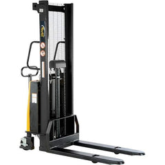 Vestil - Battery Operated Lifts Type: Stacker Powered Lift Load Capacity (Lb.): 2,000 - Exact Tool & Supply