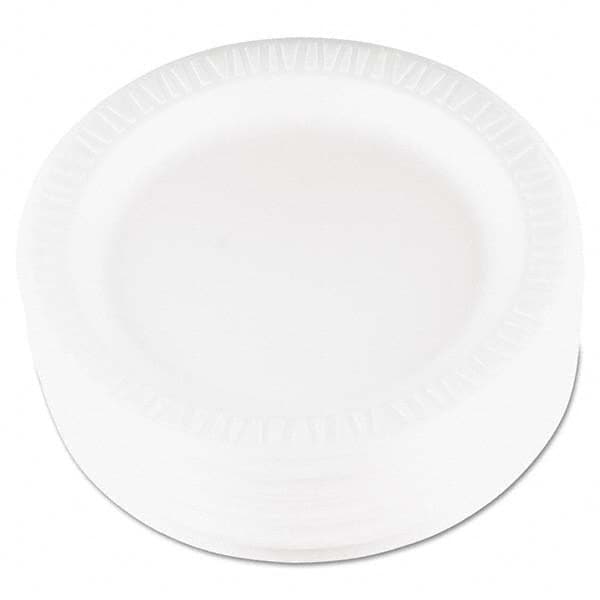 DART - Quiet Classic Laminated Foam Dinnerware, Plate, 9" Diam, WH, 125/PK, 4 Packs/CT - Exact Tool & Supply