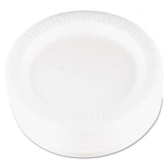 DART - Quiet Classic Laminated Foam Dinnerware, Plate, 9" Diam, WH, 125/PK, 4 Packs/CT - Exact Tool & Supply