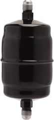 Parker - 1/4" Connection, 5.62" Long, Refrigeration Liquid Line Filter Dryer - 5.62" Cutout Length, 273/257 Drops Water Capacity - Exact Tool & Supply