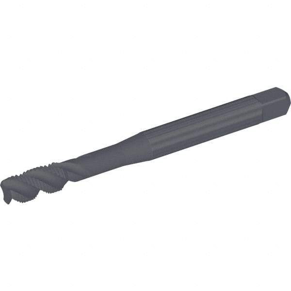 Kennametal - #8-32 3 Flute 2B Modified Bottoming Spiral Flute Tap - Vanadium High Speed Steel, Oxide Finish, 63mm OAL, Right Hand Flute, Right Hand Thread - Exact Tool & Supply