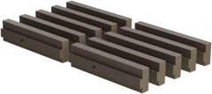 CarveSmart - 3/4" Wide x 2" High x 3/4" Thick, Flat/No Step Vise Jaw - Soft, Steel, Fixed Jaw, Compatible with 6" Vises - Exact Tool & Supply