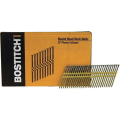 Stanley Bostitch - 11 Gauge 0.131" Shank Diam 3" Long Framing Nails for Power Nailers - Exact Tool & Supply