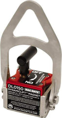 Mag-Mate - 150 Lb Load Capacity, Magnetic Lifter - 9" High x 5" Wide, 2 Poles - Exact Tool & Supply