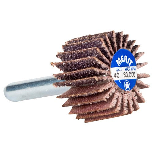 1 1/2″ × 1 1/2″ × 1/4″ High Performance Flap Wheel 180 Grit Ceramic Alumina / Aluminum Oxide - Exact Tool & Supply