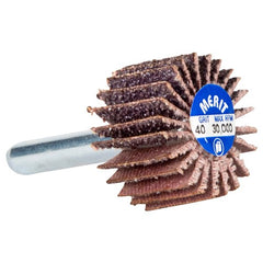 1 1/2″ × 1 1/2″ × 1/4″ High Performance Flap Wheel 180 Grit Ceramic Alumina / Aluminum Oxide - Exact Tool & Supply