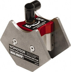 Mag-Mate - 1-15/16" Wide x 3-1/2" Deep x 3-1/2" High Rare Earth Magnetic Welding & Fabrication Square - 80 Lb Average Pull Force - Exact Tool & Supply