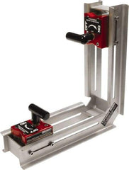 Mag-Mate - 3-7/8" Wide x 12-1/4" Deep x 12-1/4" High Rare Earth Magnetic Welding & Fabrication Square - 450 Lb Average Pull Force - Exact Tool & Supply