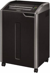 FELLOWES - 5/32 x 1-3/8" Strip, 30 Sheet Cross Cut Automatic Shredder - 20" Long x 25" Wide x 37-1/4" High, Level 4 Security, 35 Gal Wastebasket - Exact Tool & Supply
