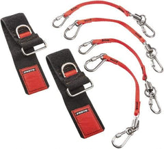 Proto - 13" Tool Tether Kit - D-Ring Connection, 13" Extended Length, Black - Exact Tool & Supply