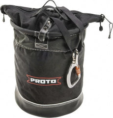 Proto - 14-1/2" Bucket Grip Handle - D-Ring Connection, 15" Extended Length, Black - Exact Tool & Supply