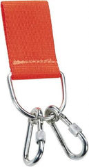 Proto - 7" Tethered Tool Holder - Carabiner Connection, 7" Extended Length, Orange - Exact Tool & Supply
