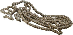 Morse - 3/8" Pitch, ANSI 35MG, Corrosion Resistant Roller Chain - Chain No. 35MG, 10 Ft. Long, 1/5" Roller Diam, 3/16" Roller Width - Exact Tool & Supply