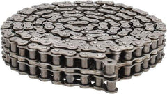 Morse - 3/4" Pitch, ANSI 60-2, Double Strand Roller Chain - Chain No. 60-2, 10 Ft. Long, 15/32" Roller Diam, 1/2" Roller Width - Exact Tool & Supply