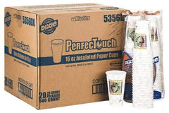 Dixie - Dixie Insulated Paper Hot Cups, 16 oz - Coffee Dreams Design - Exact Tool & Supply
