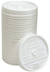 DART - Dart Sip-Thru Lids for 16 oz Hot/Cold Foam Cups - White - Exact Tool & Supply