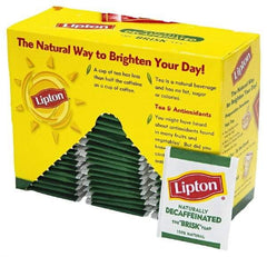 Lipton - Lipton Decaffeinated Tea Bags - Exact Tool & Supply