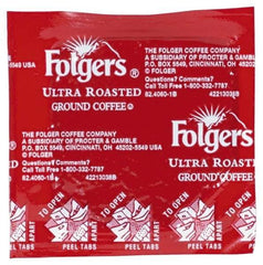 Folgers - Folgers Regular Pre-Measured Coffee Packs, 0.9 oz. each - Exact Tool & Supply