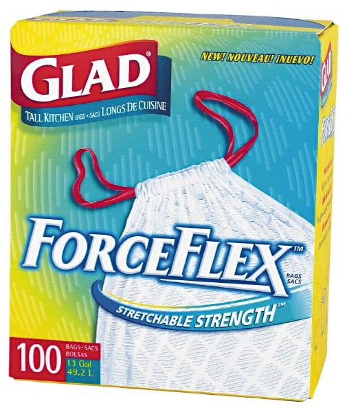 Clorox - Breakroom Cleaning Supplies; Breakroom Accessory Type: Tall Kitchen Bags ; For Use With: Kitchen Trash ; Breakroom Accessory Description: 13Gal Stretchable Drawstring Tall Kitchen Bag - Exact Tool & Supply
