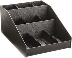 Vertiflex Products - Horizontal Organizer - 12 x 16 x 7-1/2 Inch, Black, For Use with Condiments - Exact Tool & Supply