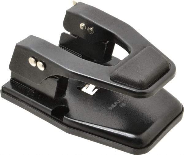 Master - Paper Punches Type: 40 Sheet HD 2-Hole Punch Color: Black - Exact Tool & Supply
