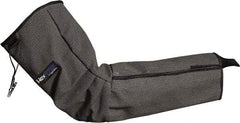 HexArmor - Size 3XL, Black SuperFabric Sleeve - 19" Long Sleeve, Hook & Loop, Made with Thumb Hole - Exact Tool & Supply