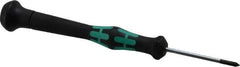 Wera - #00, 5-3/8" OAL, Standard Phillips Screwdriver - 1-9/16" Blade Length, Round Shank, Ergonomic Handle - Exact Tool & Supply