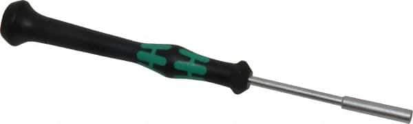 Wera - 1/8" Solid Shaft Precision Nutdriver - Ergonomic Handle, 6-1/4" OAL - Exact Tool & Supply