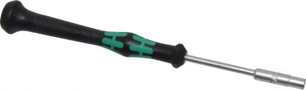 Wera - 5/32" Solid Shaft Precision Nutdriver - Ergonomic Handle, 6-1/4" OAL - Exact Tool & Supply