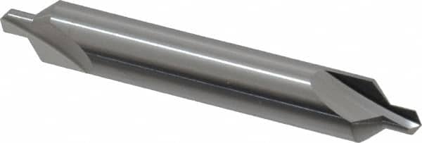 Hertel - #4 Plain Cut 82° Incl Angle Solid Carbide Combo Drill & Countersink - Exact Tool & Supply