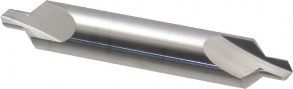 Hertel - #6 Plain Cut 90° Incl Angle Solid Carbide Combo Drill & Countersink - Exact Tool & Supply