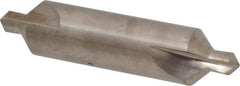 Hertel - #8 Plain Cut 90° Incl Angle Solid Carbide Combo Drill & Countersink - Exact Tool & Supply