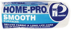 Premier Paint Roller - 1/4" Nap, 7" Wide Paint Roller Cover - Smooth Texture, Polyester - Exact Tool & Supply