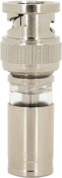 Ideal - Straight, BNC Compression Coaxial Connector - Compatible with RG59, Brass Body - Exact Tool & Supply