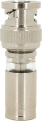 Ideal - Straight, BNC Compression Coaxial Connector - Compatible with RG59, Brass Body - Exact Tool & Supply