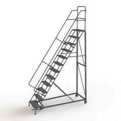 TRI-ARC - Rolling & Wall Mounted Ladders & Platforms Type: Rolling Warehouse Ladder Style: Rolling Safety Ladder - Exact Tool & Supply