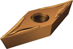 Sandvik Coromant - VCET220 UM Grade 1125 Carbide Turning Insert - TiAlN/AlCr2O3 Finish, 35° Diamond, 1/4" Inscr Circle, 1/8" Thick, 0.2mm Corner Radius - Exact Tool & Supply