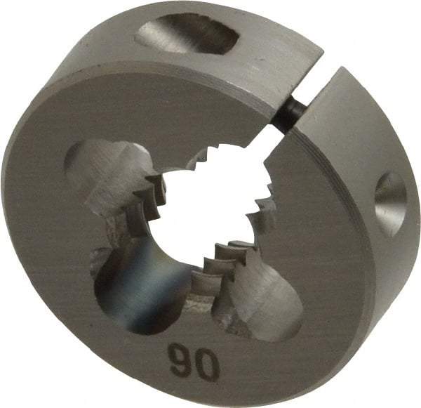 OSG - 5/16-18 UNC Thread, 13/16" Outside Diam High Speed Steel Round Die - 1/4" Thick, Right Hand Thread, Adjustable - Exact Tool & Supply