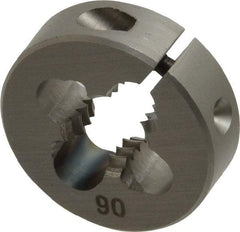OSG - 5/16-18 UNC Thread, 13/16" Outside Diam High Speed Steel Round Die - 1/4" Thick, Right Hand Thread, Adjustable - Exact Tool & Supply