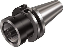 Sandvik Coromant - C8 System Size, CAT50 Taper, Modular Tool Holding System Adapter - 70mm Projection, 80mm Body Diam, 171.8mm OAL, Through Coolant - Exact Tool & Supply