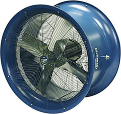 Patterson Fan - 34" Blade, 3 hp, 17,000 CFM, Industrial Circulation Fan - Suspension, 230/460 Volts, 1 Speed - Exact Tool & Supply