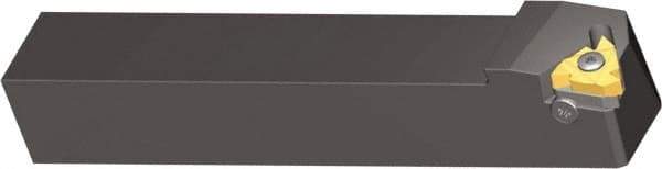 Vargus - External Thread, Left Hand Cut, 1" Shank Width x 1" Shank Height Indexable Threading Toolholder - 6" OAL, 4ER Insert Compatibility, AL Toolholder, Series Standard - Exact Tool & Supply
