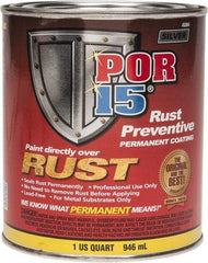 POR-15 - 1 Quart, Silver, Rust Preventative Paint - Comes in Can - Exact Tool & Supply