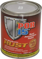 POR-15 - 1 Quart, Semi Gloss Black, Rust Preventative Paint - Comes in Can - Exact Tool & Supply